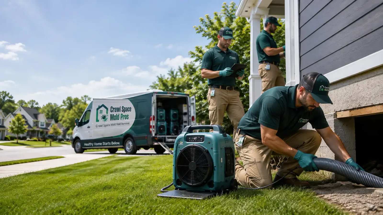 Crawl Space Mold Removal in Colo, IA